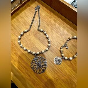 Brighton necklace and bracelet set